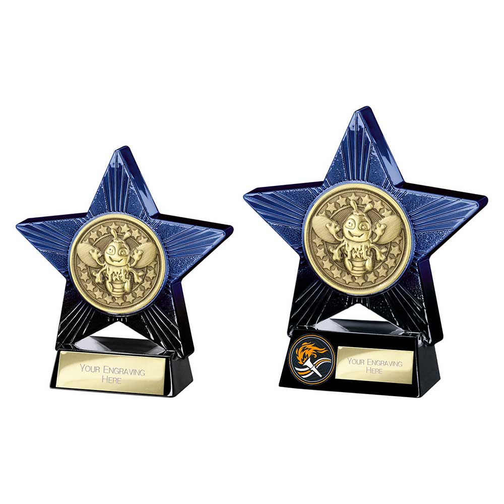 Superstar Bee Award Blue & Black