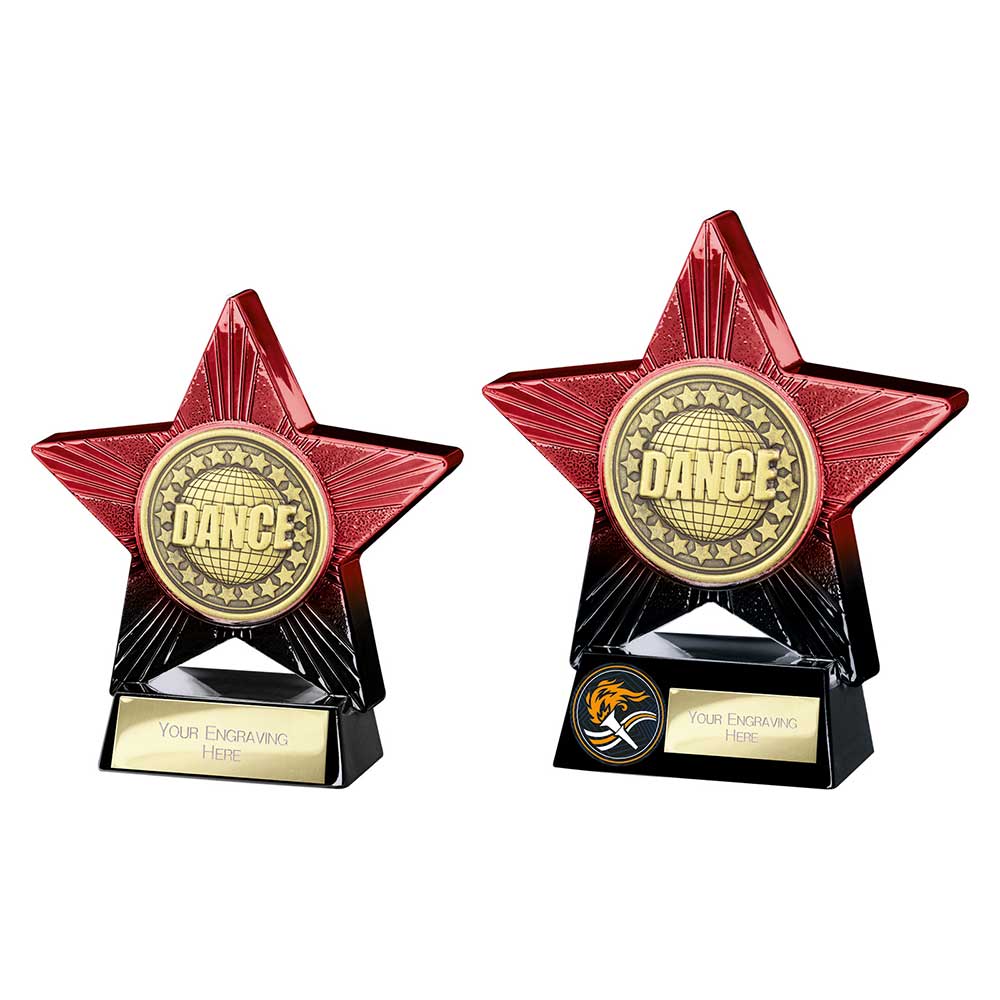 Superstar Dance Award Red & Black
