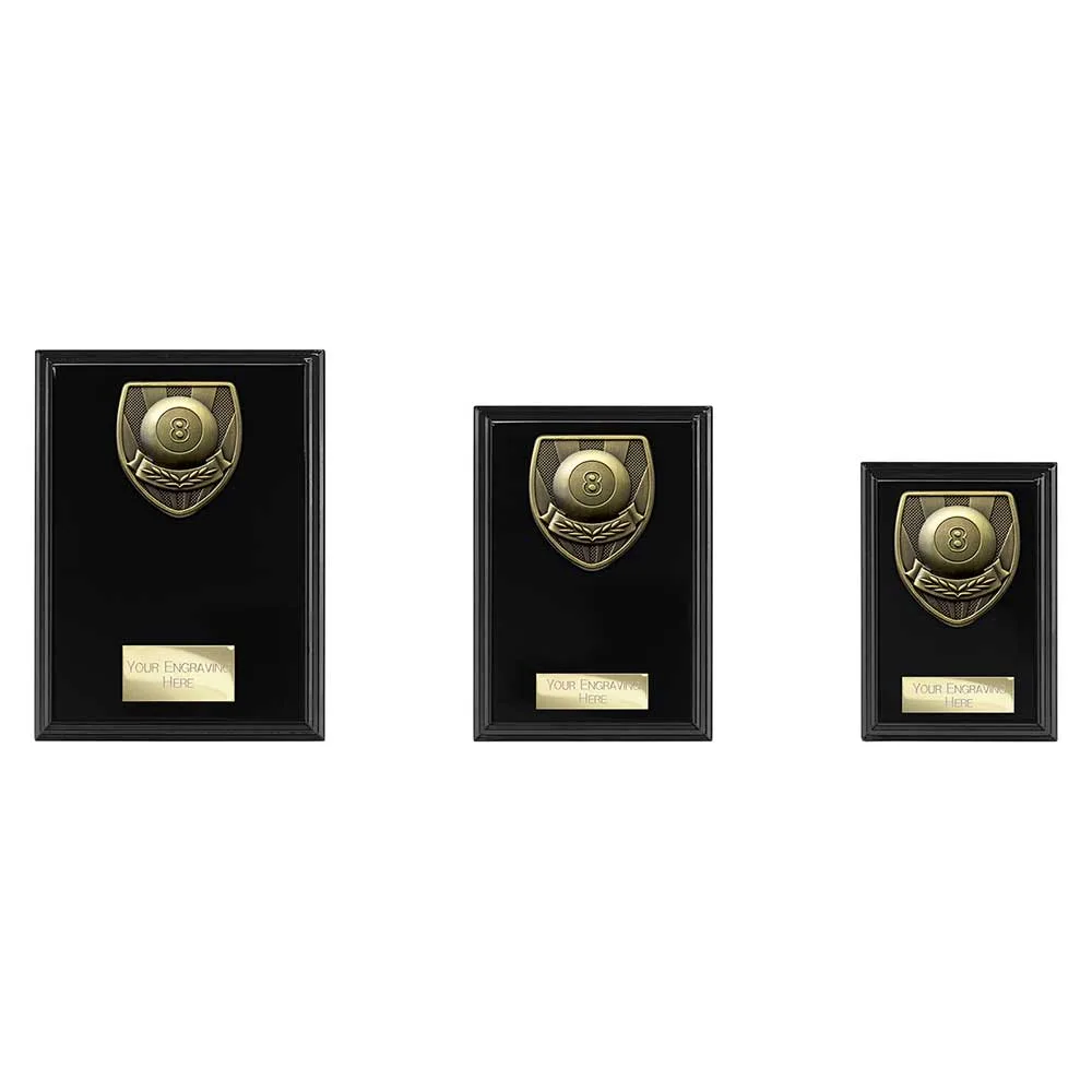 Cobra Plaque Pool Award Epic Black