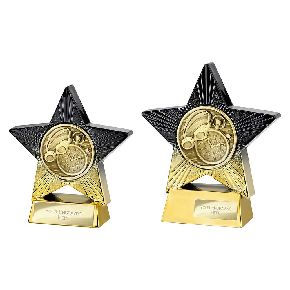 Superstar Swimming Award Black & Gold
