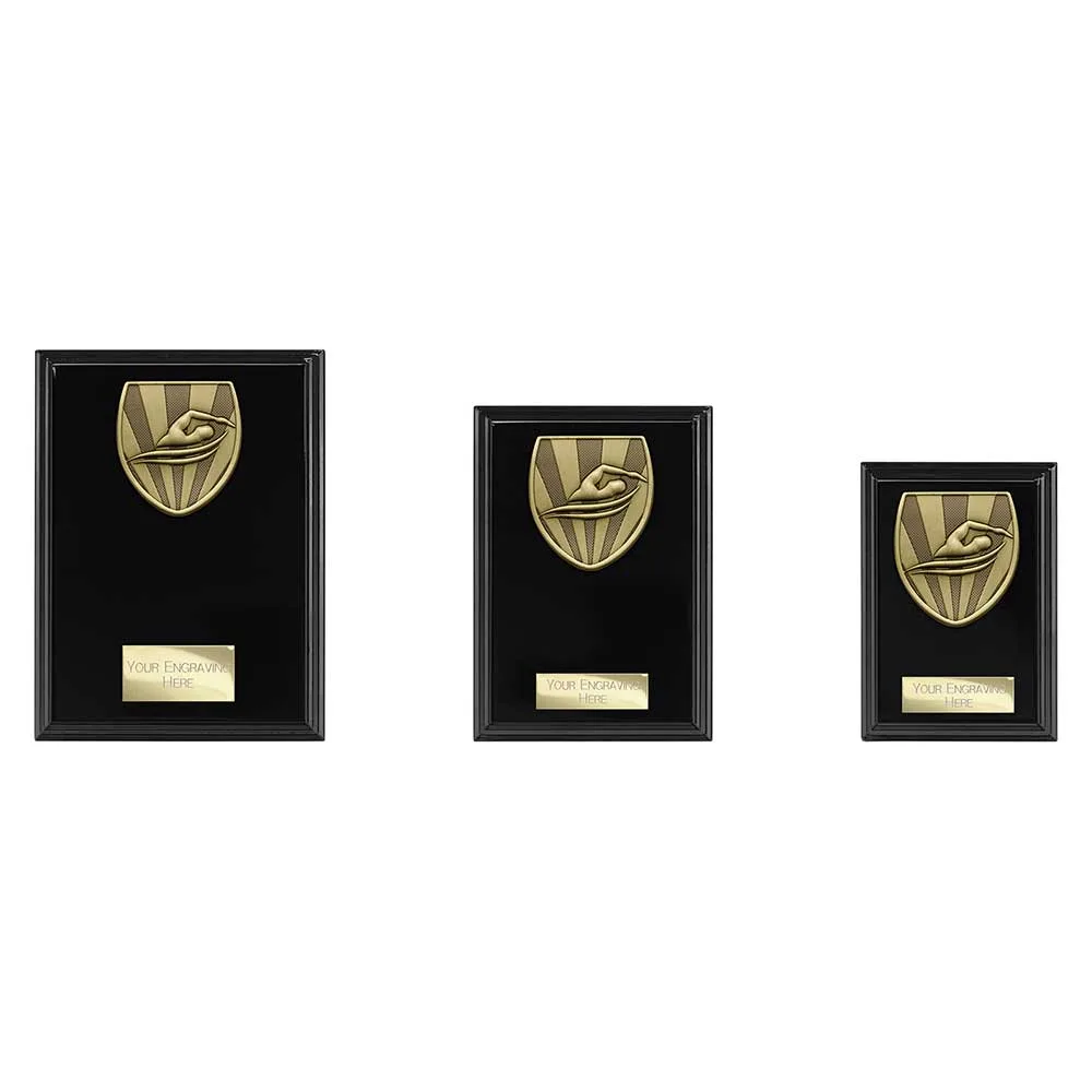 Cobra Plaque Swimming Award Epic Black