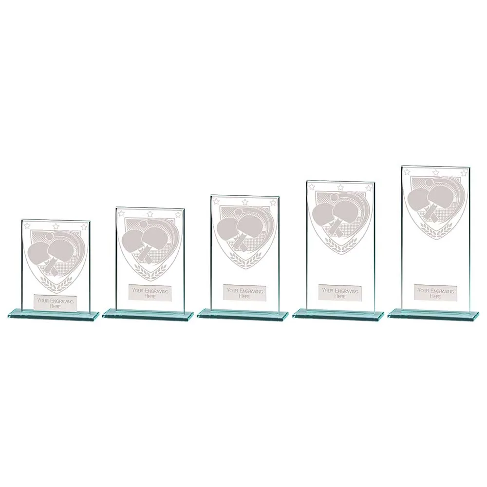 Millennium Table Tennis Jade Glass Award