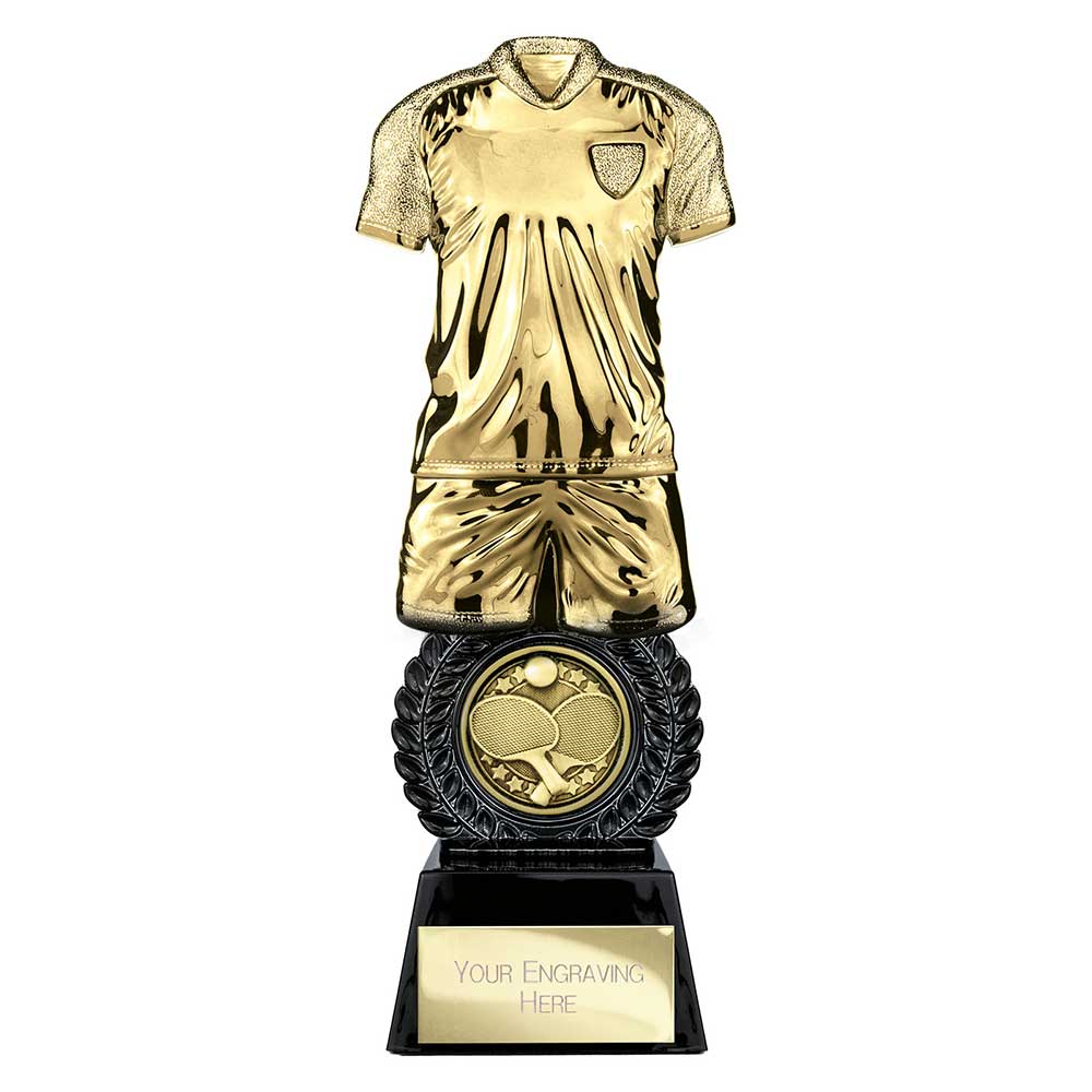 Intensity Table Tennis Award Gold & Carbon Black