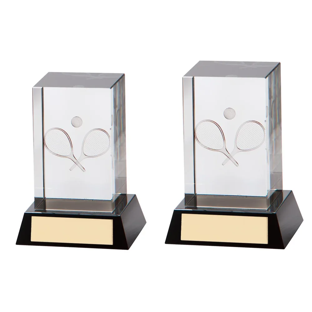 Conquest Tennis 3D Crystal Award