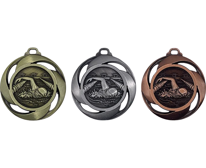 SM63 - Swimming Engravable Medal