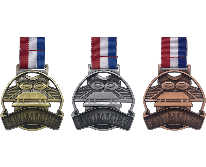 SM76 - Swimming Engravable Medal