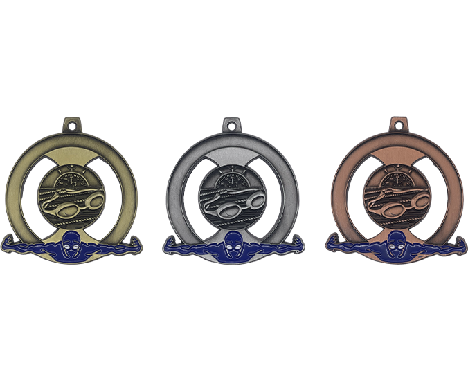 SM80 - Swimming Engravable Medal