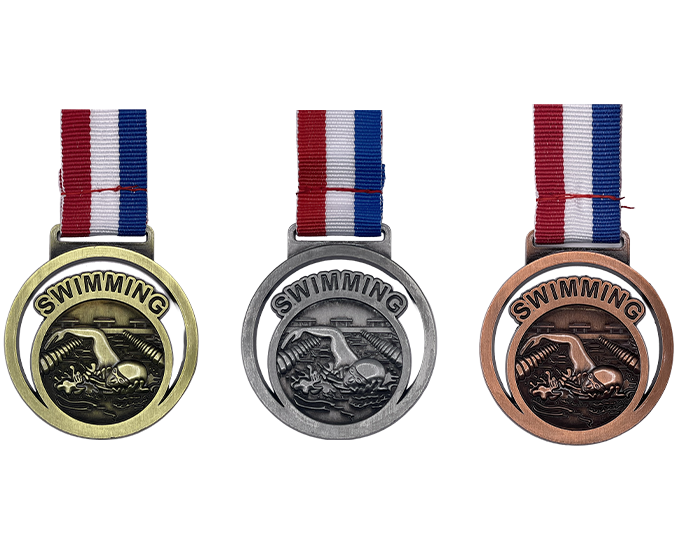 Swim 10 - Swimming Engravable Medal