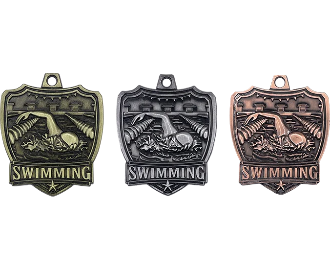 Swim 3 - Swimming Engravable Medal
