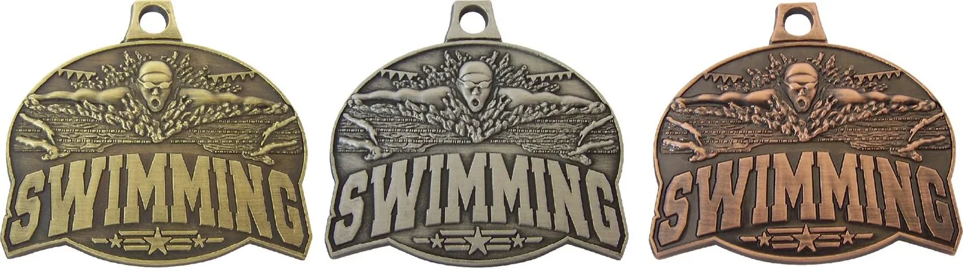 Swim 4 - Swimming Engravable Medal