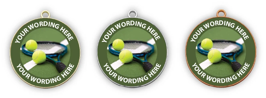 MMT1 - Metal Medals - Tennis Medals