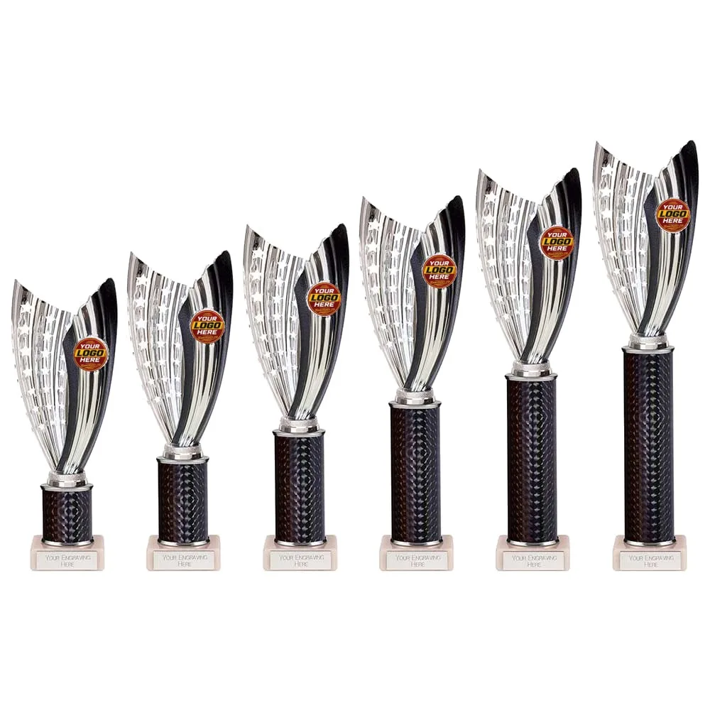 Glamstar Plastic Tube Trophy Black