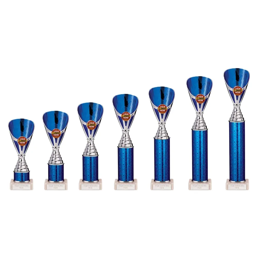 Rising Stars Plastic Trophy Blue
