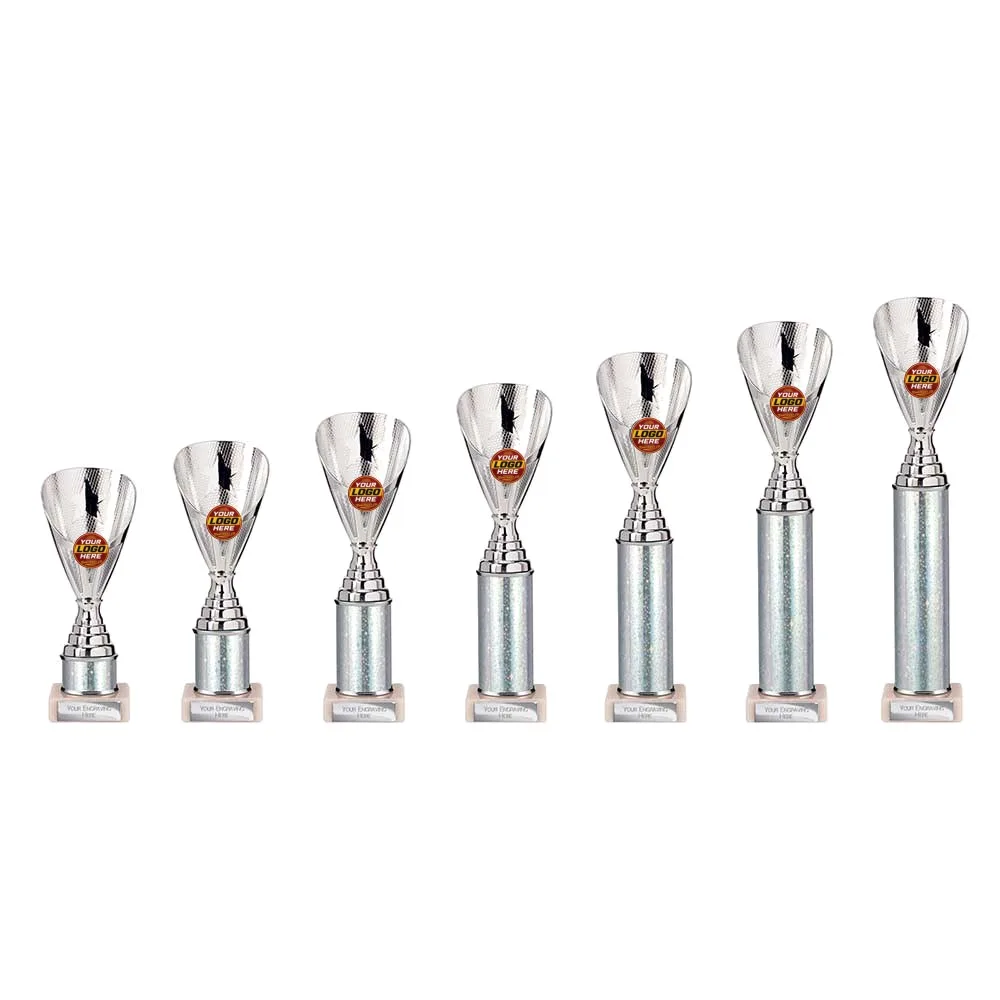 Rising Stars Plastic Trophy Silver