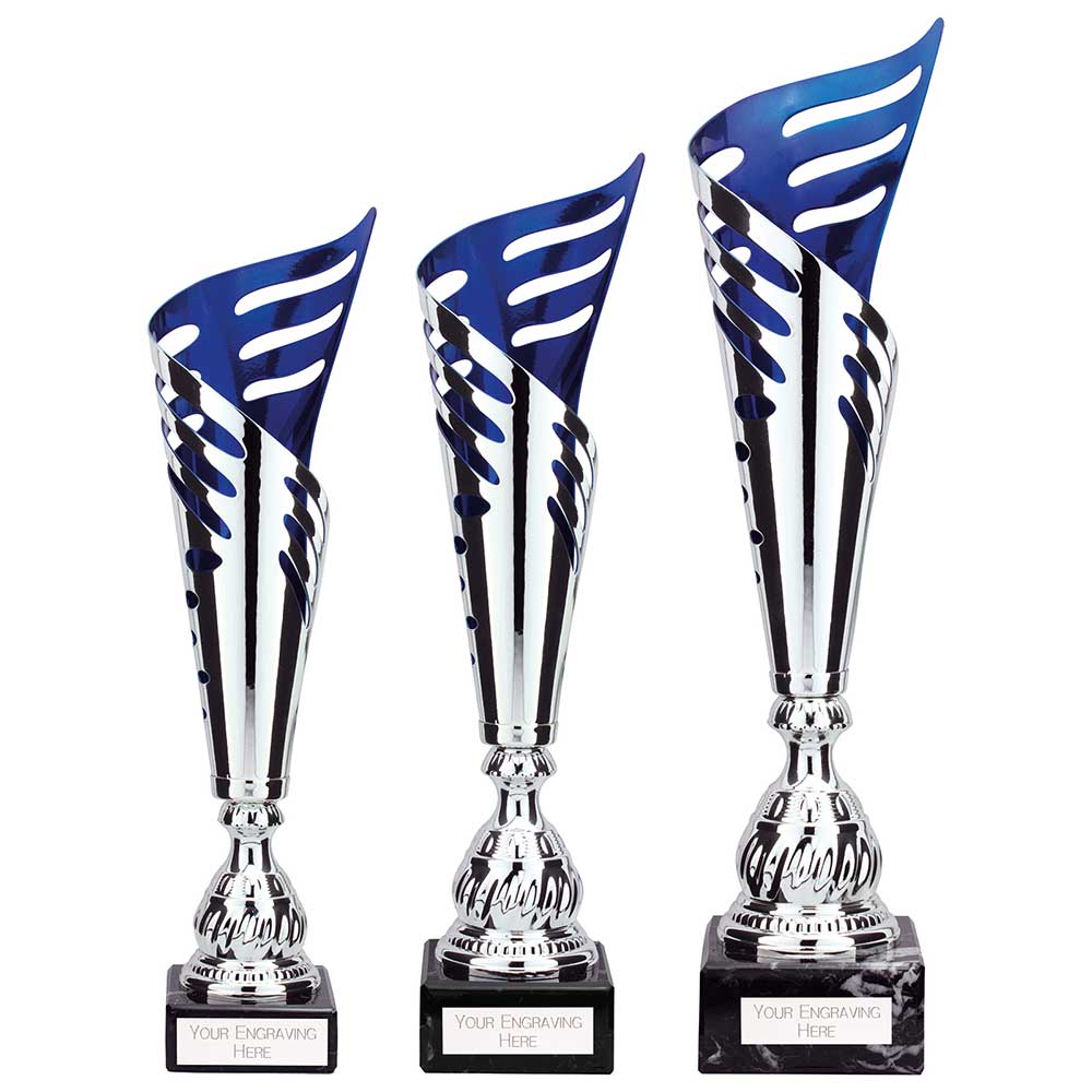 Atlantis Silver/Blue Laser Cup 470mm