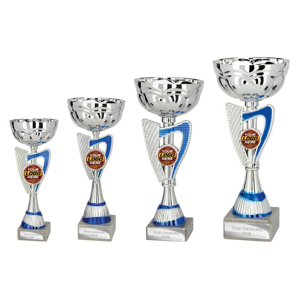 Mystify Cup Silver & Blue