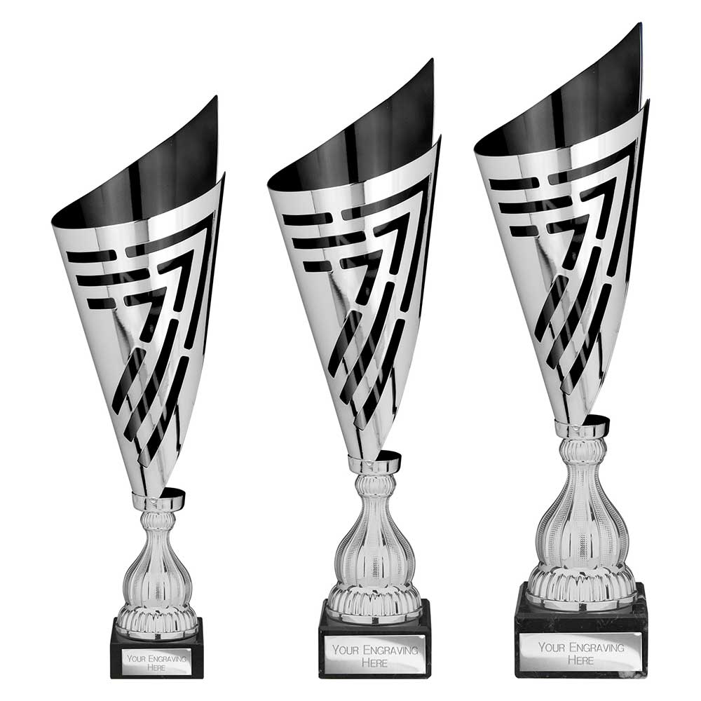 Arrow Laser Trophy Silver & Black