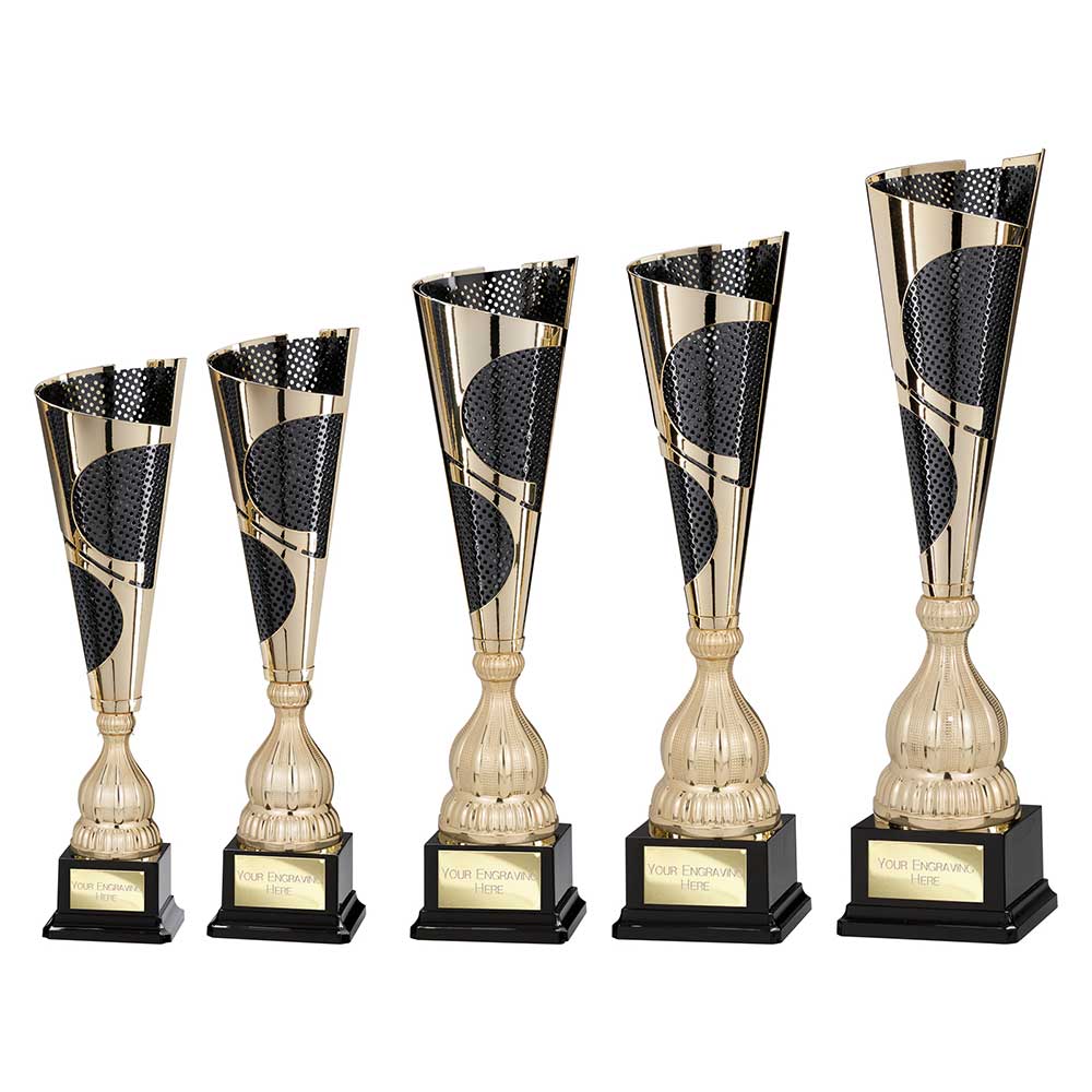 Quest Laser Cut Cup Gold & Black
